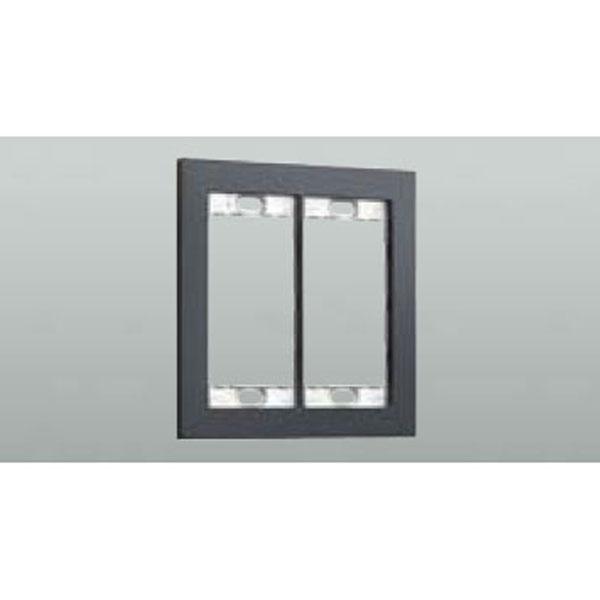 【DP-40403】 DAIKO 機能部品 調光器 プレート 2連用 黒 大光電機