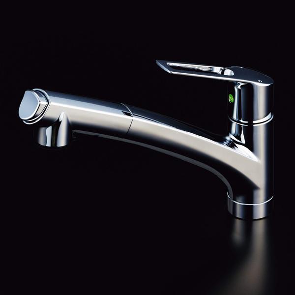 【ZZKM5021ZTEC】クリナップ 水栓金具 シングルレバー水栓 シャワーホースタイプ）