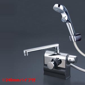【ホース以外未使用品】KVK FTB200DP1R2 KVK FTB200DP1R2 KVK デッキ形サーモスタット式シャワー（取付ピッチ