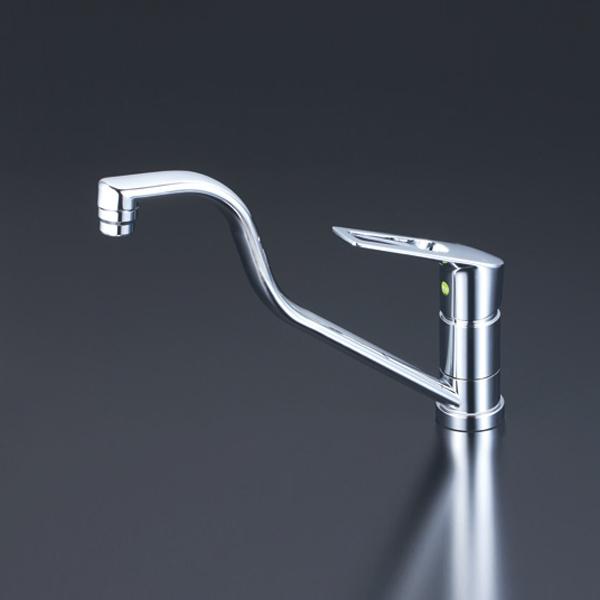 【KM5011THEC】 KVK キッチン 高位置吐水シングルレバー シャワー付混合水栓 eレバー ...