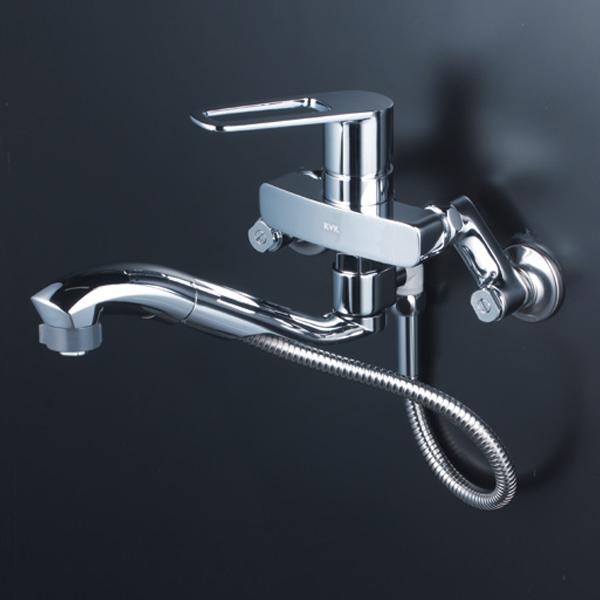 【FSK110KSFTT】 KVK キッチン シングルレバー シャワー付混合水栓