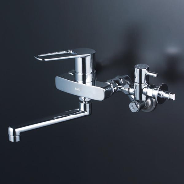 【MSK110KBT】 KVK キッチン 給水・給湯接続／シングルレバー 給水・給湯接続 シングル混...