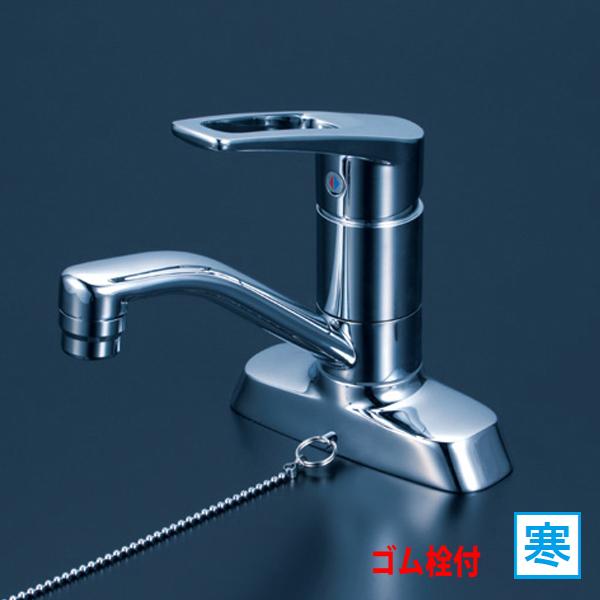 【KM7004ZTGS】 KVK 洗面 化粧室 シングルレバー 取付ピッチ 102mm シングル混合...