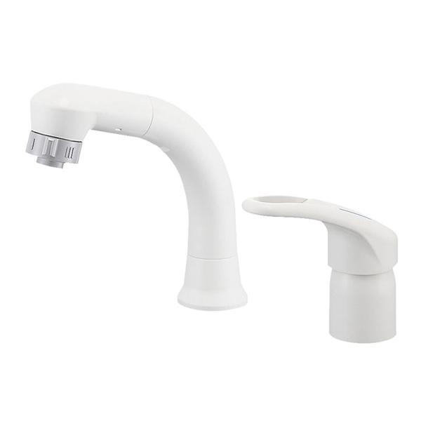 【K37610EJV-13】三栄 混合栓 シングルレバースプレー 洗髪用 SANEI