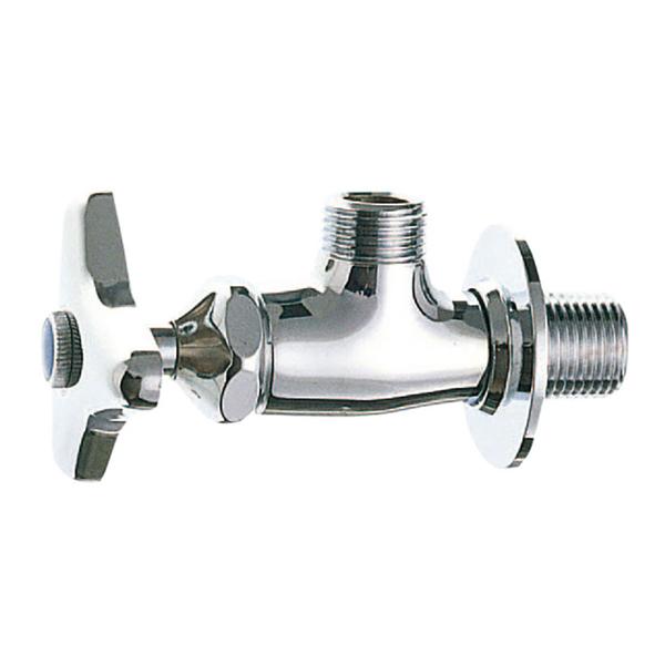 【JV24A-13】三栄 バルブ POS付商品 アングル化粧バルブ SANEI