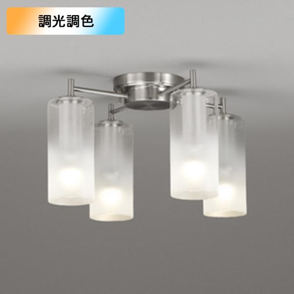 【OC257114BR】オーデリック シャンデリア 60W 白熱灯器具 ×4灯相当 LED 電球色-...