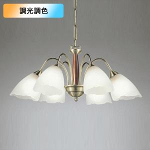 オーデリック シャンデリア 10畳 LED 電球色-昼光色 調色・調光器不可