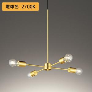 ODELIC オーデリック シャンデリア ゴールド LED 電球色 調光