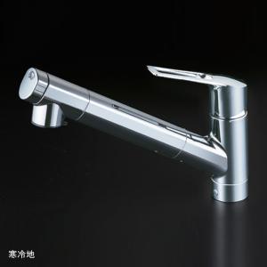 ZSMJT428R20BH-E　浄水器一体型省エネシングル水栓 クリナップ クリナップ浄水器一体型省エネシングルシャワホース水栓