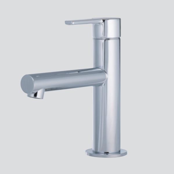 【MSL190DET】KVK 洗面用 台付シングルレバー湯水混合水栓