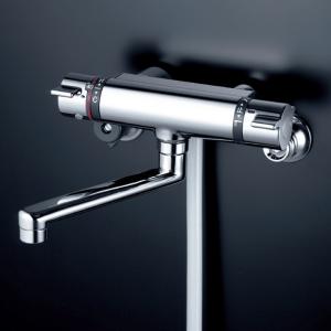 未開封 KVK サーモスタット式シャワー KF800W 寒冷地用 シャワー バス 浴室 水栓金具 札幌市北区屯田 KVK 在庫有り KVK KF800WT 寒冷地用サーモ式シャワー混合栓 : まごころ