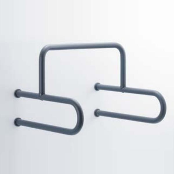 【KF-H701AEJ/WA】リクシル 小便器用手すり WA(ホワイト) LIXIL