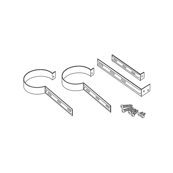 【0500178】【φ80固定金具セット】ノーリツ 部材 熱源機関連 OH-G用 給排気延長 φ80...
