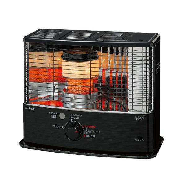 【HRC-W3624(B)】トヨトミ 石油ストーブ ブラック 暖房 10〜13畳 ダブルクリーン 反...
