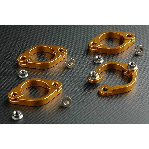 GPZ900R　ZRX1100　マフラーフランジ　ゴールド