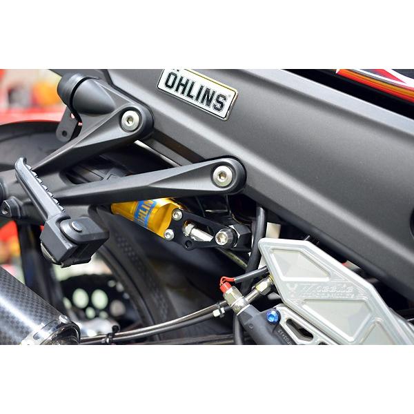 オーリンズ用プリロードアジャスターブラケット 　ブラック