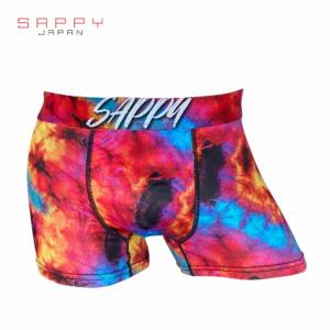 SAPPY（サピー） メンズ ボクサーパンツ クールトロピカル 青 M L LL