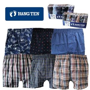 HANGTEN ハンテン おまかせアソートトランクス５枚組 前開き 綿１００％速乾　福袋　いい買物の日　送料無料　メンズ　M L LL　HAPPYBAG2023｜complete-shop