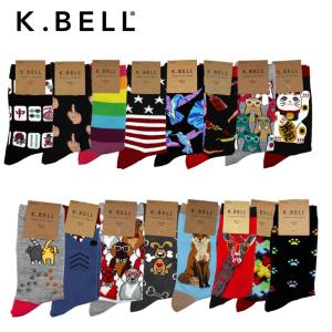 【K-BELL】レディースクルーソックス　靴下　各種　送料無料　23-25センチ　　おしゃれ　デザイン｜complete-shop