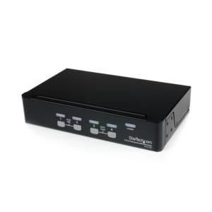 ＳｔａｒＴｅｃｈ．ｃｏｍ KVMスイッチ/4ポート/1画面/VGA/1920x1440/USB 2.0ハブ/AUX 目安在庫=△｜compmoto-y