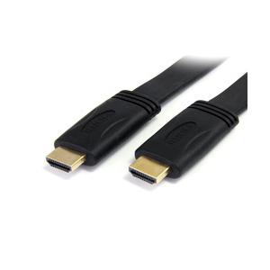 ＳｔａｒＴｅｃｈ．ｃｏｍ HDMI 1.4 ケーブル/5m/フラットタイプ/オス - オス/ブラック...