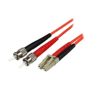 ＳｔａｒＴｅｃｈ．ｃｏｍ 光ファイバー ケーブル/1m/OM2準拠/50/125/LC-ST/LSZ...