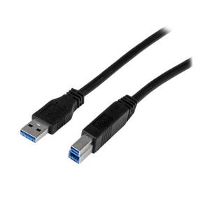 ＳｔａｒＴｅｃｈ．ｃｏｍ USBケーブル/A-B/1m/USB 3.0/5Gbps/オス・オス/ブラ...