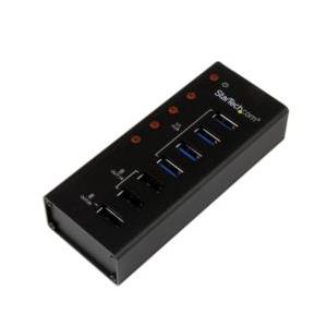 ＳｔａｒＴｅｃｈ．ｃｏｍ USBハブ/USB 3.0/USB-A - 4x USB-A + 3x 充...