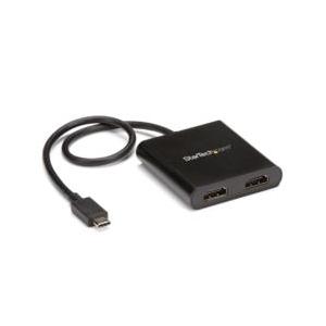 ＳｔａｒＴｅｃｈ．ｃｏｍ MSTハブ/USB-C - 2x HDMI/デュアル4K30Hz/DP a...