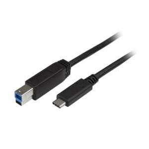 ＳｔａｒＴｅｃｈ．ｃｏｍ USBケーブル/B-C/2m/USB 3.0/5Gbps/オス・オス/ブラ...