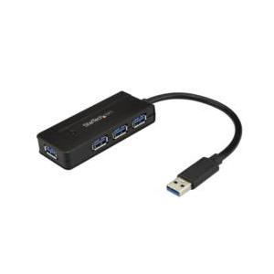 ＳｔａｒＴｅｃｈ．ｃｏｍ USBハブ/USB 3.0/USB-A - 4x USB-A/ACアダプタ...