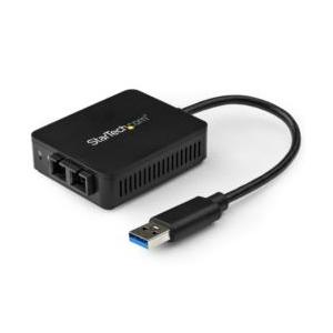 ＳｔａｒＴｅｃｈ．ｃｏｍ LANアダプター/USB 3.0/SCコネクター/マルチモード/550m/...