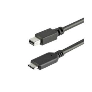 ＳｔａｒＴｅｃｈ．ｃｏｍ ディスプレイ変換ケーブル/USB-C - mDP/1m/4K60Hz/ブラ...