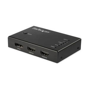 ＳｔａｒＴｅｃｈ．ｃｏｍ ビデオスイッチャー/HDMI x3 DP x1/4入力1出力/4K60Hz/自動切替 目安在庫=△｜compmoto-y