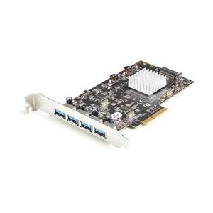 ＳｔａｒＴｅｃｈ．ｃｏｍ USB増設カード/PCIe 3.0 - 4x USB-A/2x ASM3142搭載/UASP 目安在庫=△｜compmoto-y