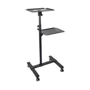 ＳｔａｒＴｅｃｈ．ｃｏｍ プロジェクタースタンド/キャスター付き/通気穴付き上下2段棚 目安在庫=△