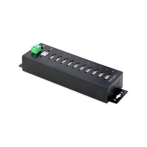 ＳｔａｒＴｅｃｈ．ｃｏｍ USBハブ／USB 2.0／USB-A - 10x USB-A／産業用メタ...