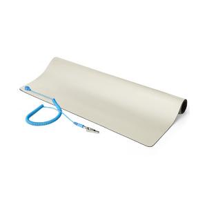 ＳｔａｒＴｅｃｈ．ｃｏｍ 静電気除去マット／60cm x 120cm／取外し可能アースコード付き 目...