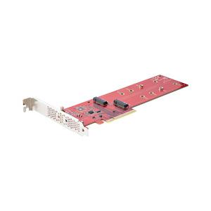 ＳｔａｒＴｅｃｈ．ｃｏｍ PCIe拡張カード/PCIe x8/2x M.2 PCIe SSD/スロッ...