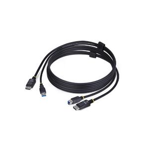 ＳｔａｒＴｅｃｈ．ｃｏｍ KVMケーブル/1.8m/DP &amp; USB 3.0 Type-A-B/4K...