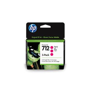 HP 712 純正マゼンタインクカートリッジ 3-Pack 2個セット HP 712 純正インク マゼンタ 3個パック 29mL | : キラキラ通販マート