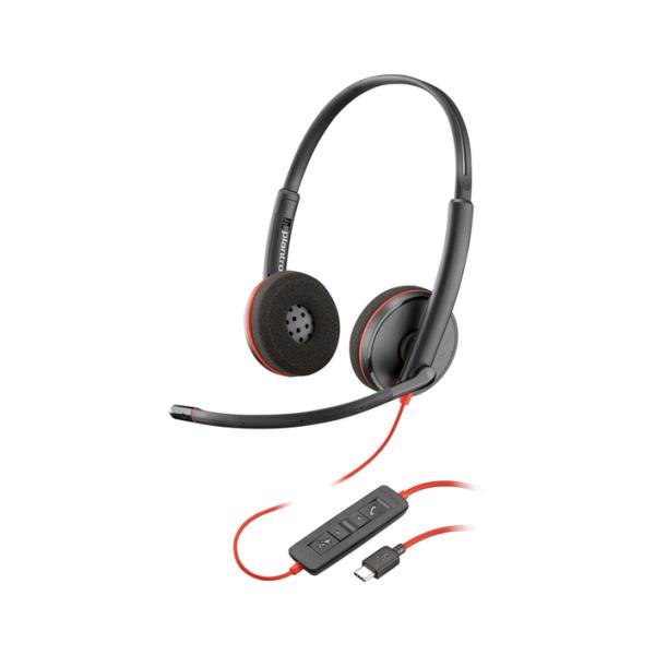 日本ＨＰ Poly Blackwire 3220 Stereo USB-C Headset +USB...