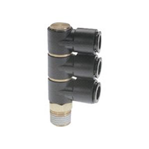 千代田通商 フジトリプルバンジョー(樹脂) 10mm R1/4 1個 取り寄せ商品