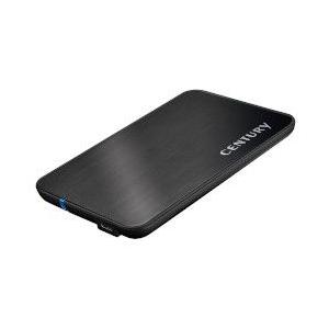 センチュリー シンプルBOX2.5 USB3.1 Type-C 7mm CSS25U31C-BK-7...