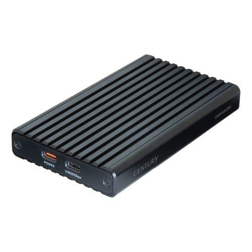 センチュリー M.2 NVMe 2Bay BOX バスパワーUSB20G メーカー在庫品