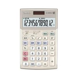 カシオ計算機（CASIO） JS-20WKA-GD-N 実務電卓 12桁 検算 ジャストタイプ ゴー...