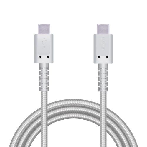 エレコム USB Type C ケーブル 1.2m PD 60W 断線ニ強イ 高耐久 ナイロン素材 ...