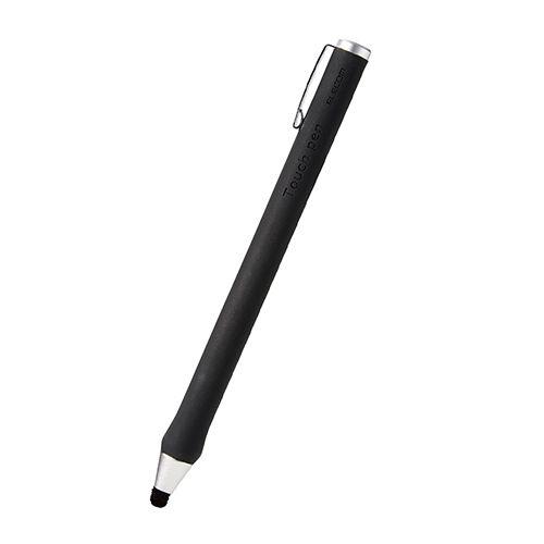 エレコム タッチペン タブレット iPad スマホ ボールペン型 好感度タイプ 太軸 ブラック タブ...