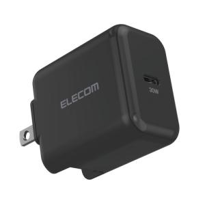 エレコム USB Power Delivery 30W AC充電器(C×1) ブラック メーカー在庫品｜compmoto-y