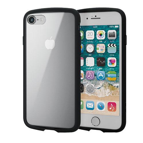 エレコム iPhone SE 第3世代/第2世代 用 ケース カバー ブラック メーカー在庫品
